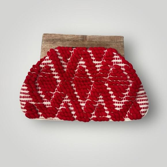 Fabulous Mj Handbags - NEW Fabulous Mj New York Red Clutch Bag